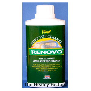 RENOVO Soft Top Vinyl Cleaner & Ultra Proofer Set – 500ml Each, Car Boat Convertible Top Wash & Proof, Made In UK