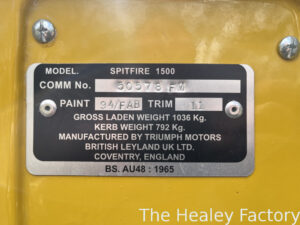 1976 TRIUMPH SPITFIRE 1500